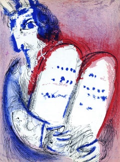 Marc Chagall, Moses III, from Drawings for the Bible, 1960