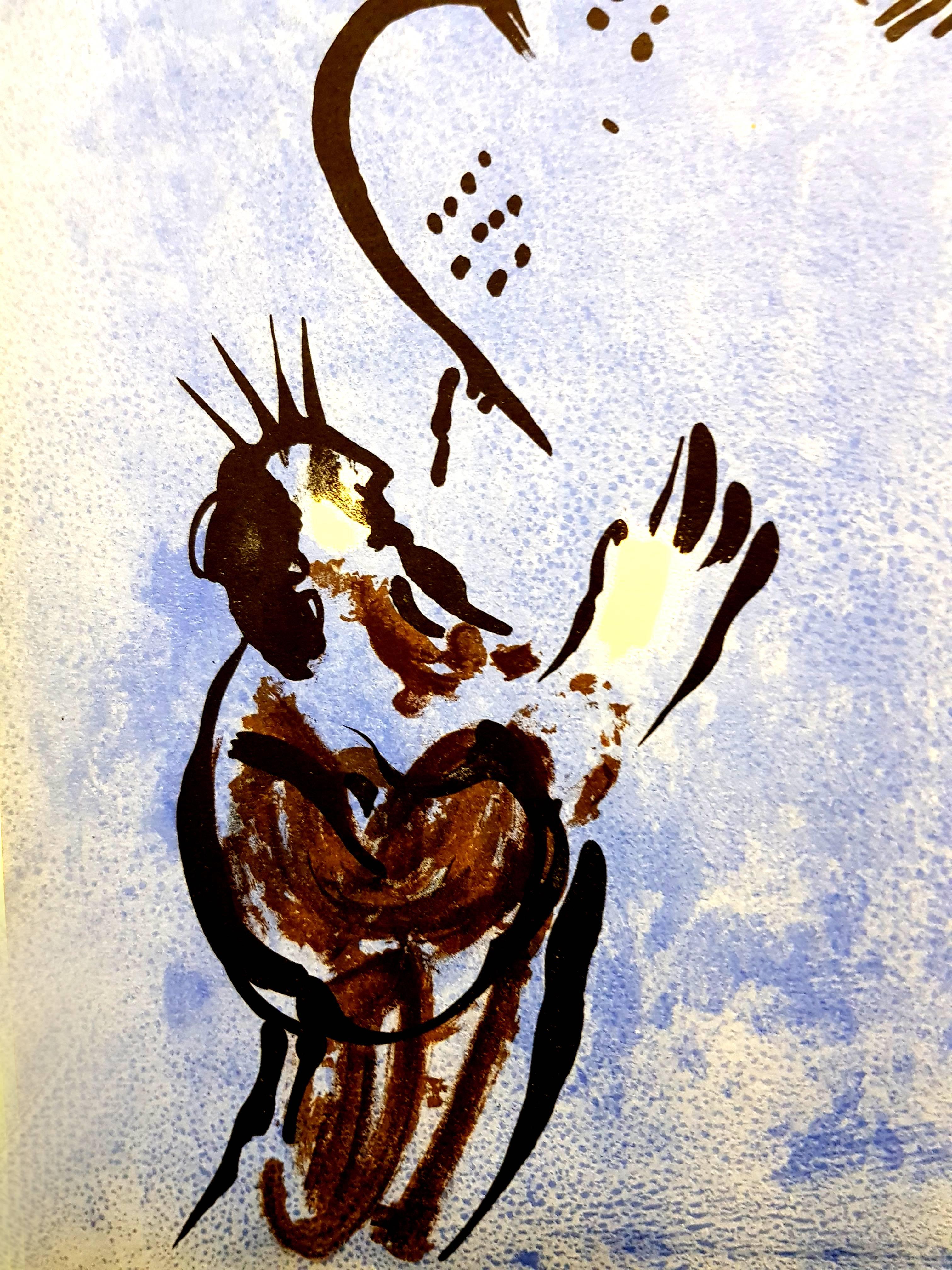 Marc Chagall – Moses – Originallithographie im Angebot 1