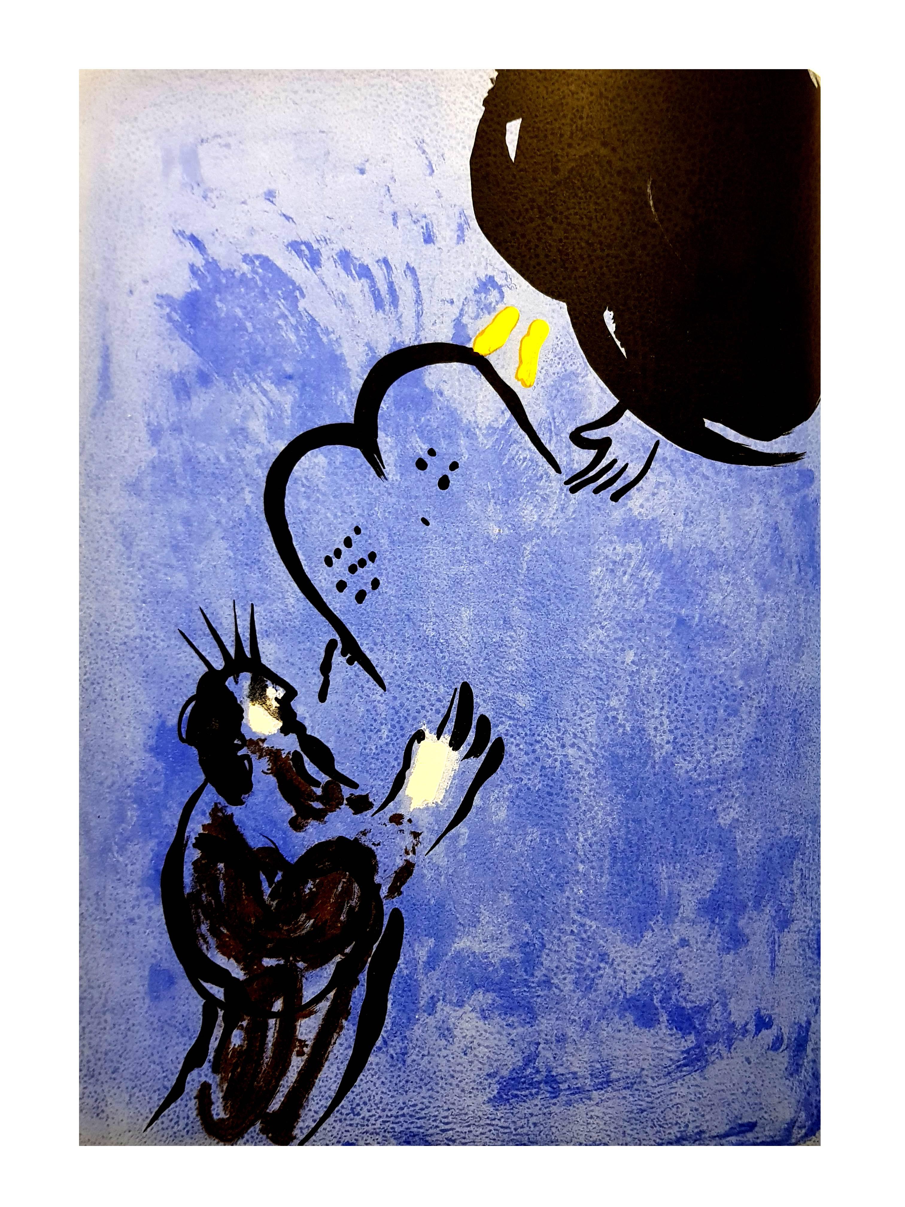 Marc Chagall - Moses - Original Lithograph 1