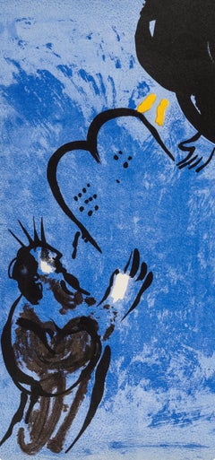 Marc Chagall, Moses Receives the Tablets of the Law, 1960