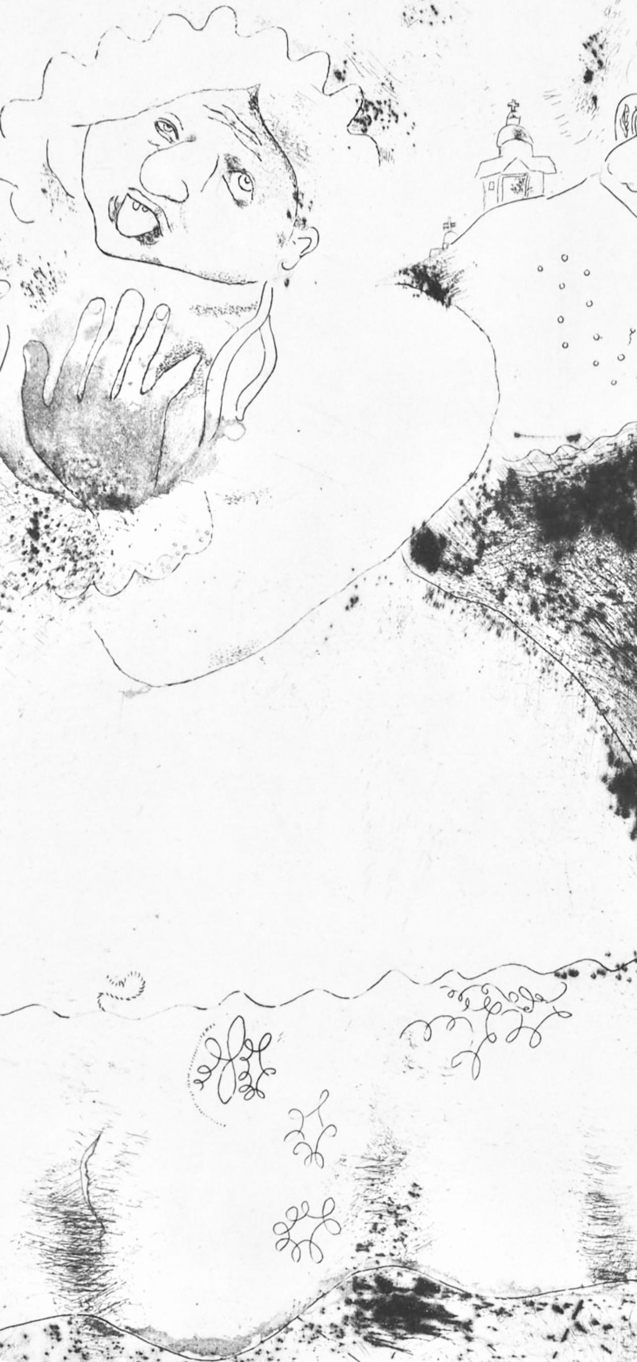 Marc Chagall, Mrs. Korobotchka, from Nicolas Gogol, Dead Souls, 1923-1927 For Sale 2