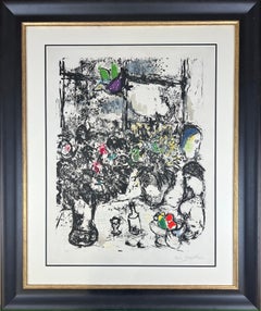 Marc Chagall – Nature morte au bouquet – hand-signed Lithograph on Arches - 1960
