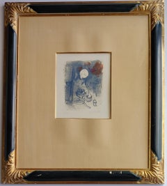 Marc Chagall -- Nature morte bleue