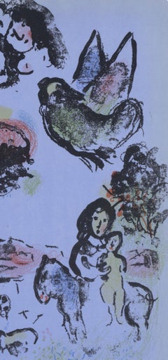 Marc Chagall, Notturno a Vence, da Chagall Lithographer II, 1963