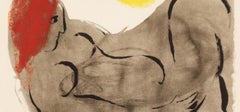Marc Chagall, Nude with Bird, from Color of Love, 1958 (after)