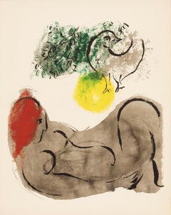 Marc Chagall, Nude with Bird, from Color of Love, 1958 (after)