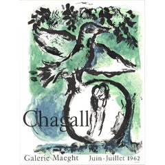 Oiseau Vert" 1962- Litografía