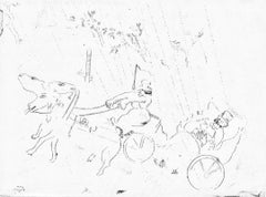 Marc Chagall, On the Way to Sobakevitch, Nicolas Gogol, Dead Souls, 1923-1927