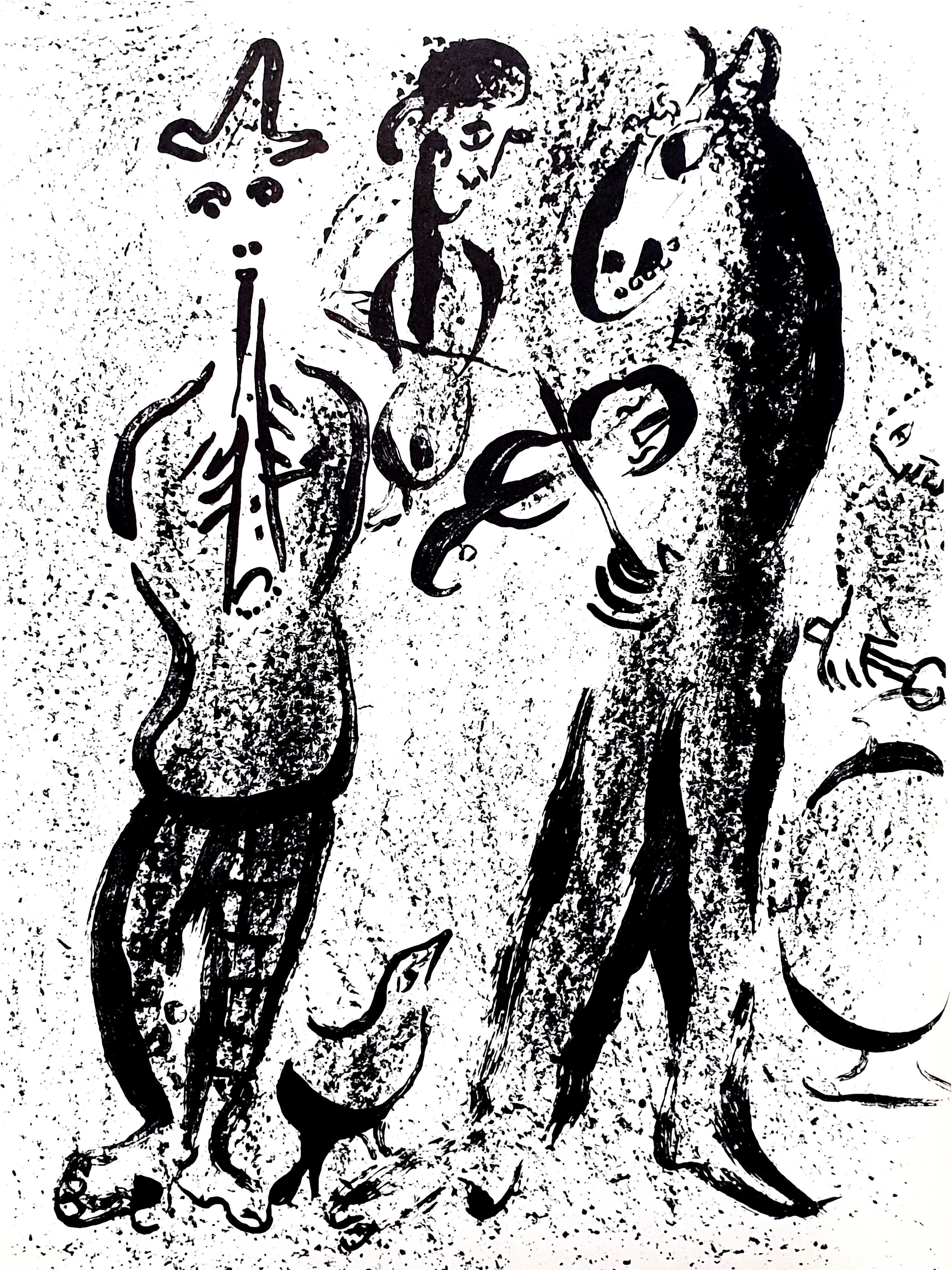 Marc Chagall
Original-Lithographie
1963
Abmessungen: 32 x 24 cm
Referenz: Chagall Lithographe 1957-1962. VOLUME II.
Unsignierte Auflage von über 5.000 Stück
Zustand: Ausgezeichnet

Marc Chagall  (geboren 1887)

Marc Chagall wurde 1887 in