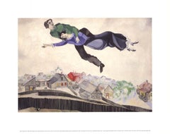 Vintage Marc Chagall 'Over The Town of Vitebesk'  