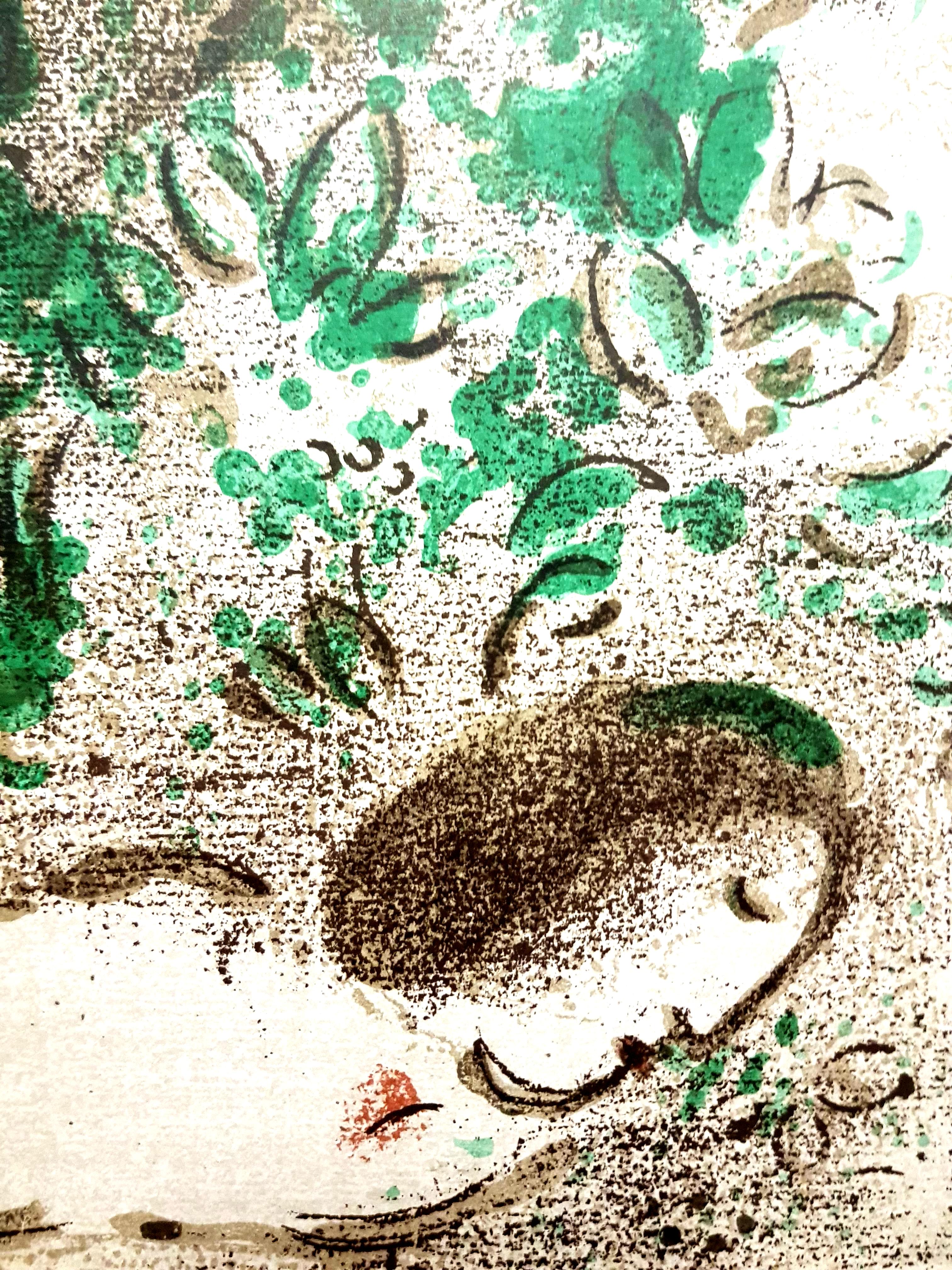 Marc Chagall - Paradise - Original Lithograph For Sale 1