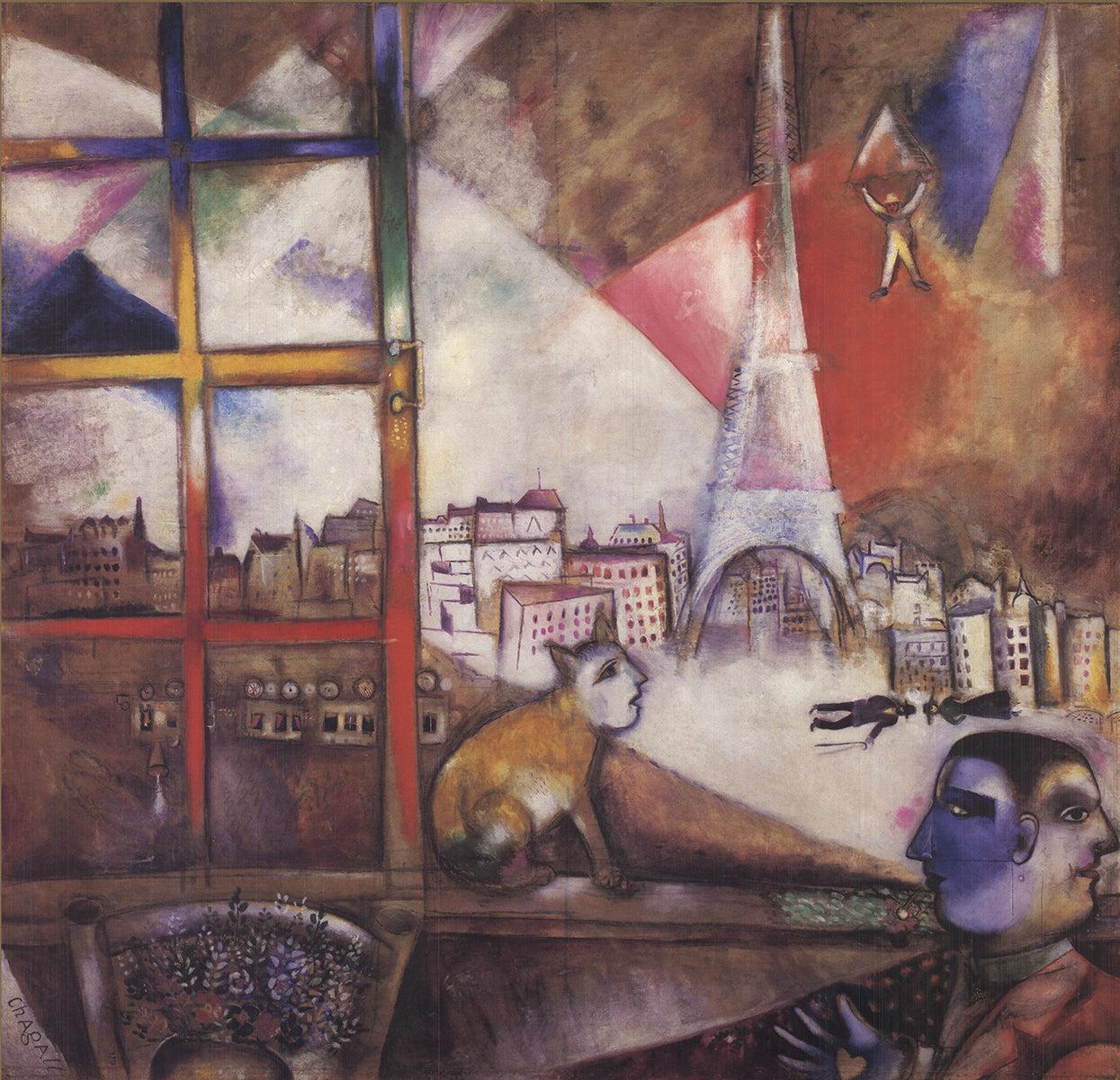 Marc Chagall „Paris Through the Window“- 4