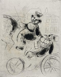 Marc Chagall, Pavel Ivanovitch Is Brought Back to the Inn, Dead Souls, 1923–1927