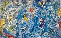 Marc Chagall " Peace" Lithograph, Hand Signed and Frame