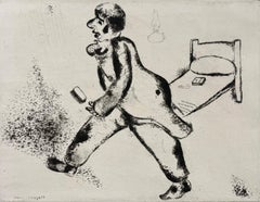 Marc Chagall, Petrushka, from Dead Souls, 1923–1927