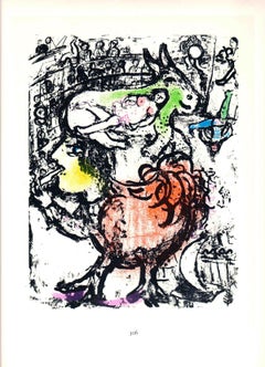 Marc Chagall Pirouette au Cirque 1963, Vintage