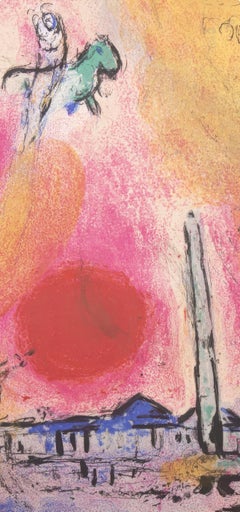 Marc Chagall, Place de la Concorde, from Views of Paris, 1963