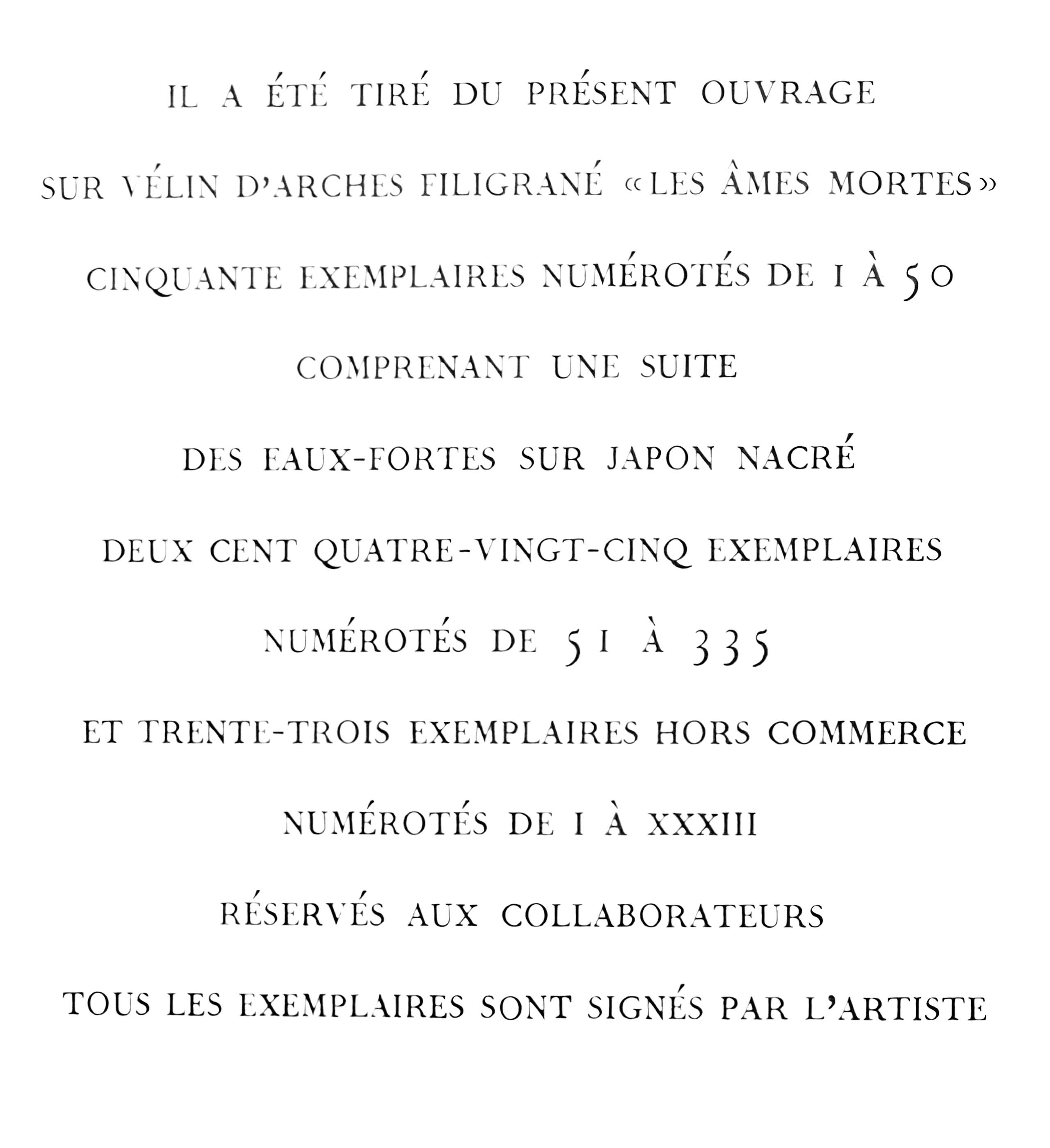 Marc Chagall, Pliushkin’s Room, from Nicolas Gogol, Dead Souls, 1923-1927 For Sale 6