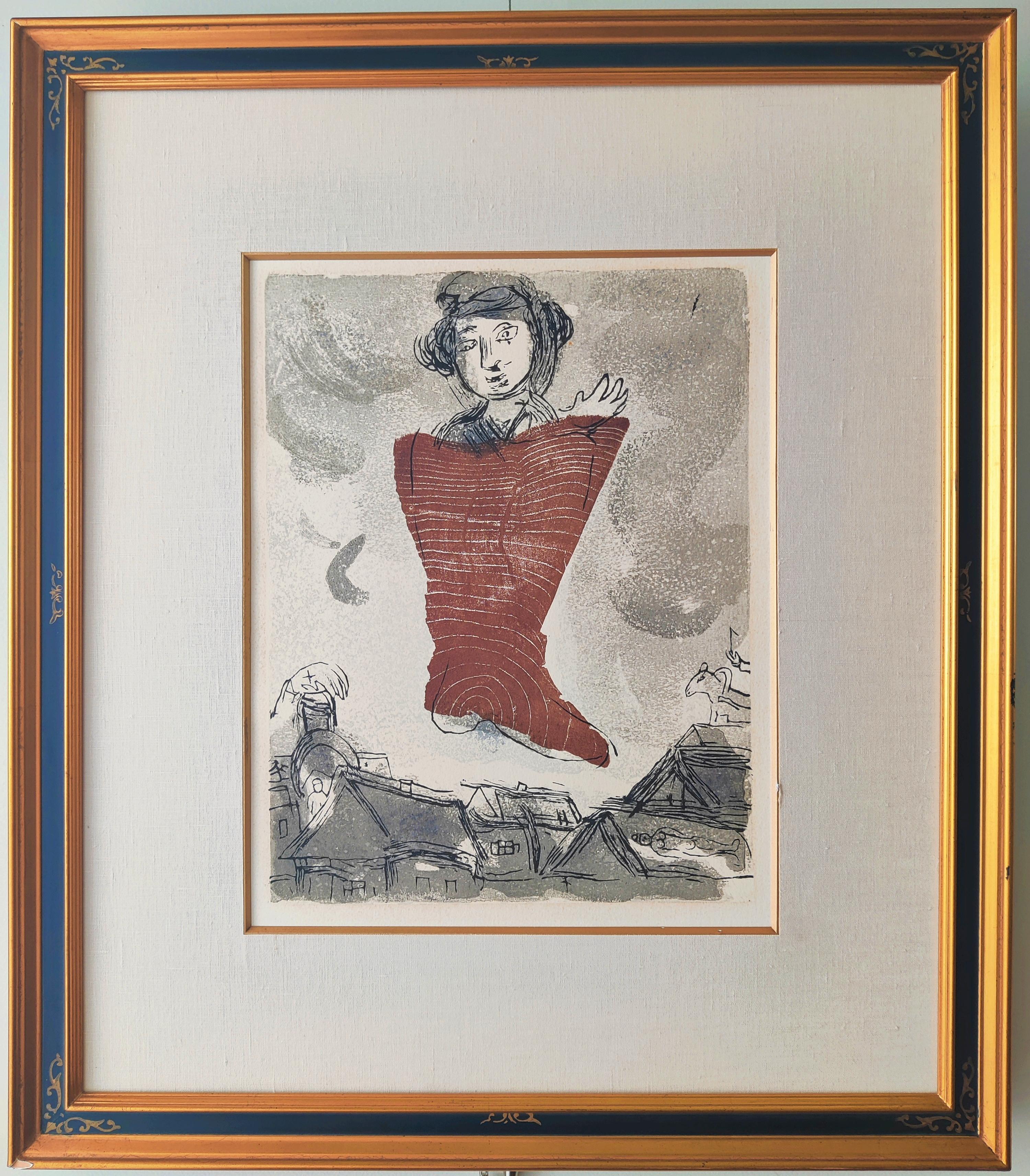Marc Chagall -- POEMES: COMME UN BARBARE, 1968 For Sale 1