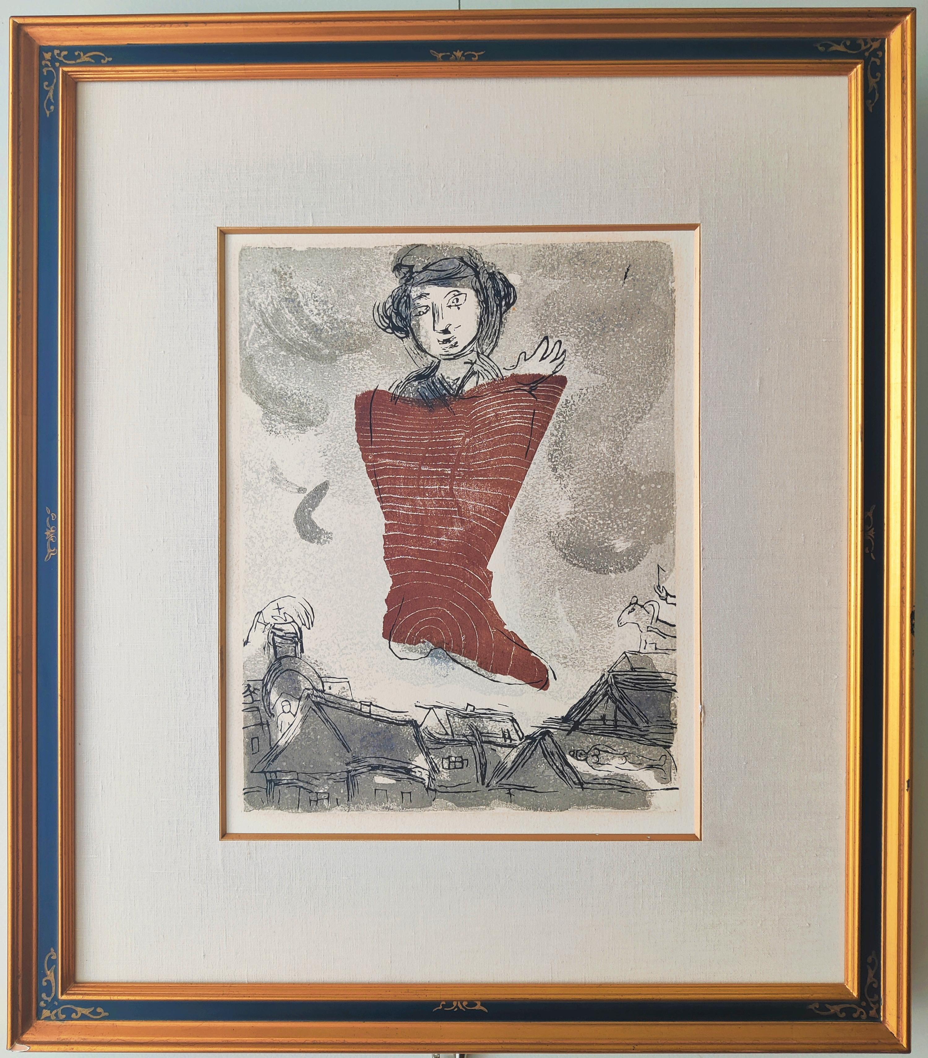 Marc Chagall -- POEMES: COMME UN BARBARE, 1968 im Angebot 1