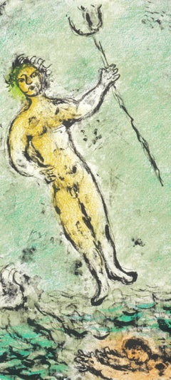 Marc Chagall, Poseidon, from Homer, The Odyssey, 1989 (after)