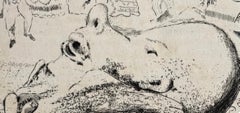 Marc Chagall, Revelations of Nozdriov, from Dead Souls, 1923–1927