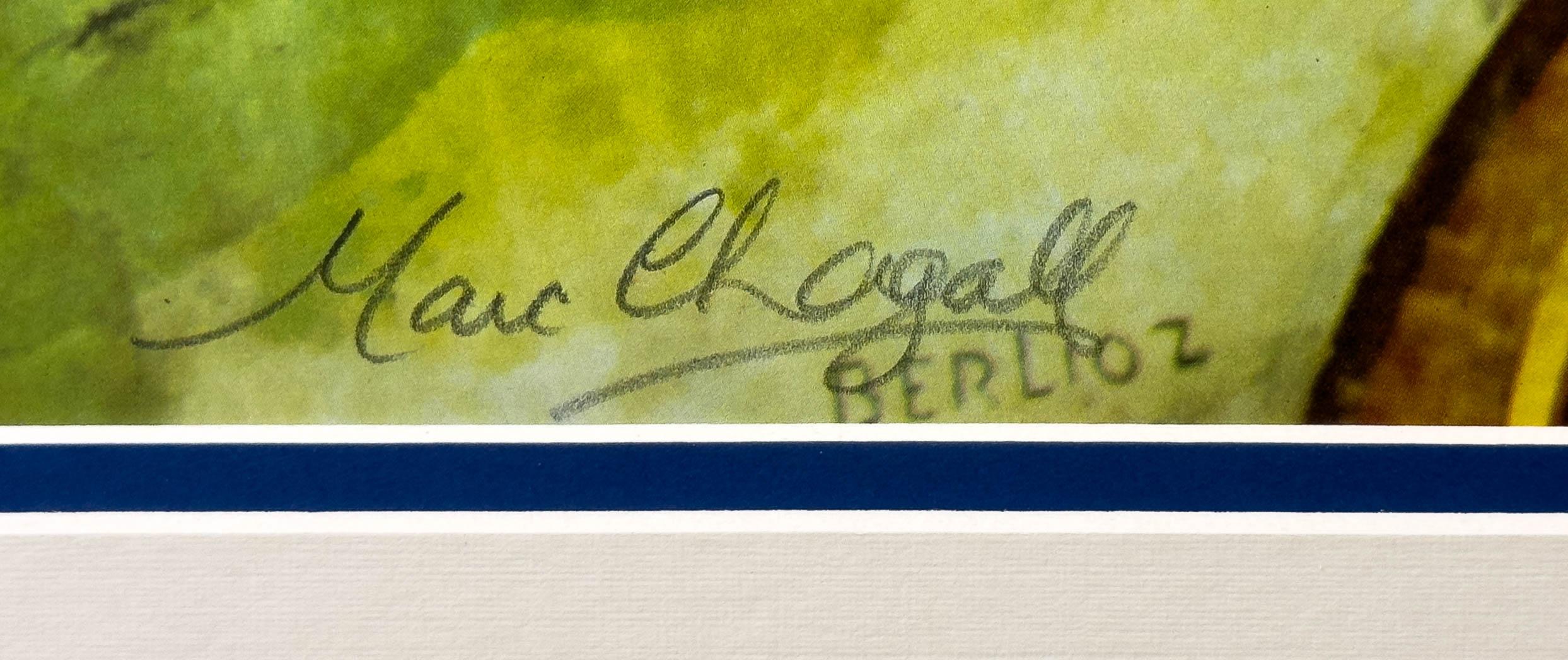 Marc Chagall Romeo & Juliet Original Lithograph Signed & Framed 3