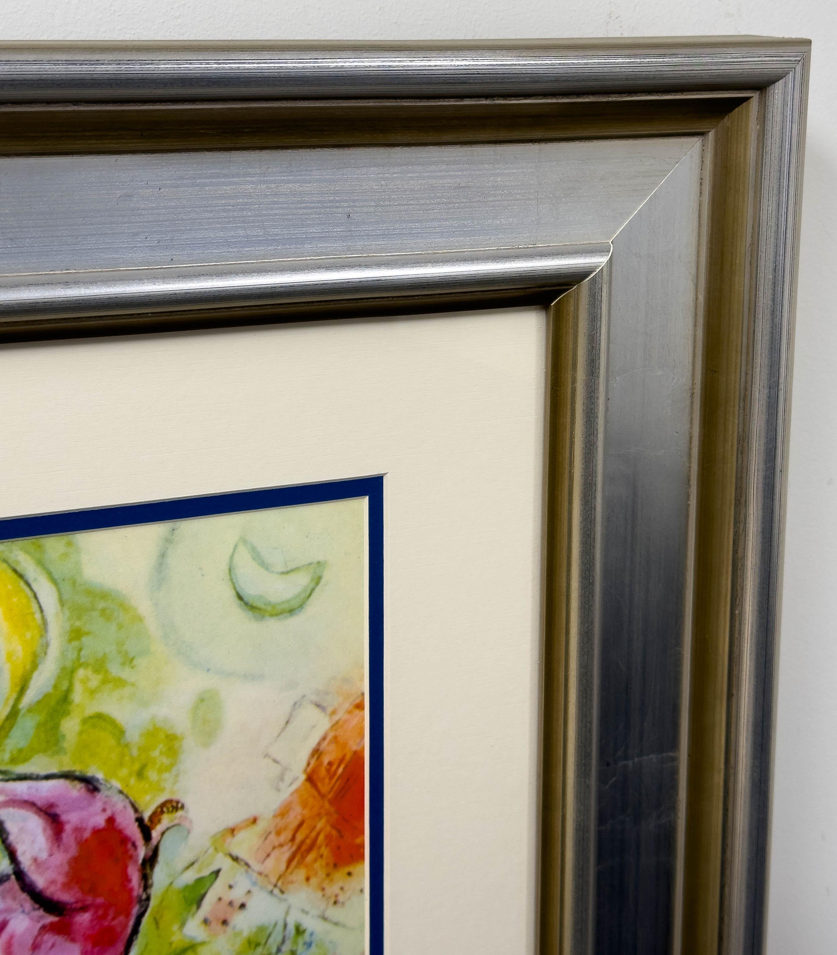 Marc Chagall Romeo & Juliet Original Lithograph Signed & Framed 4