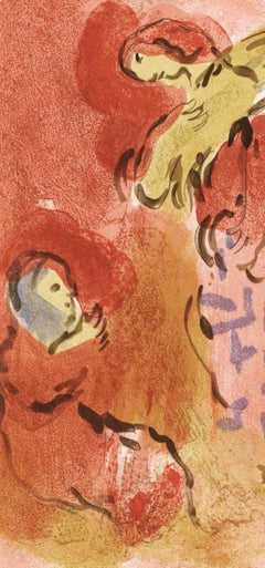 Marc Chagall, Ruth the Gleaner, from Drawings for the Bible, 1960