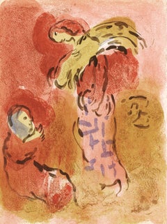 Marc Chagall, Ruth the Gleaner, from Drawings for the Bible, 1960