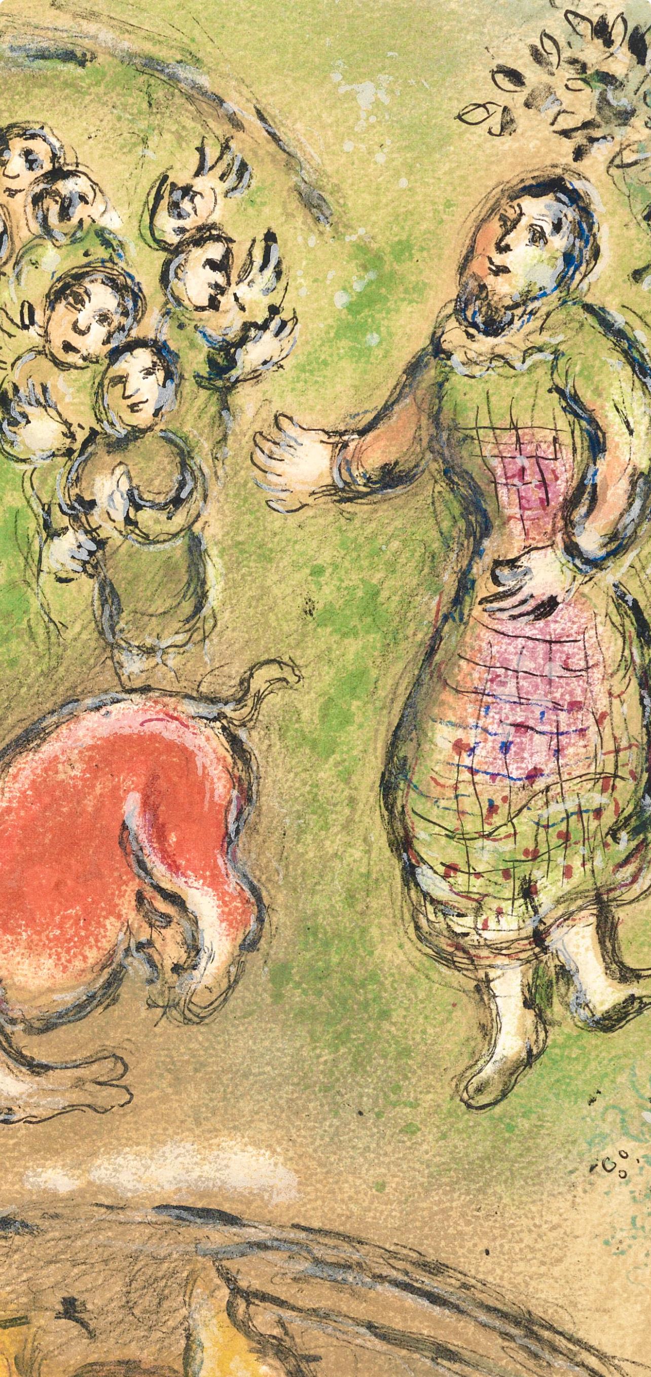 Marc Chagall, Sacrifice for Athena, from Homer, The Odyssey, 1989 (after) For Sale 2