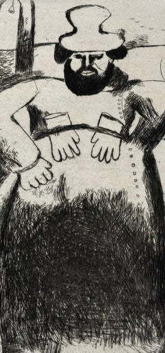 Marc Chagall, Selifane el cochero, de Almas muertas, 1923-1927