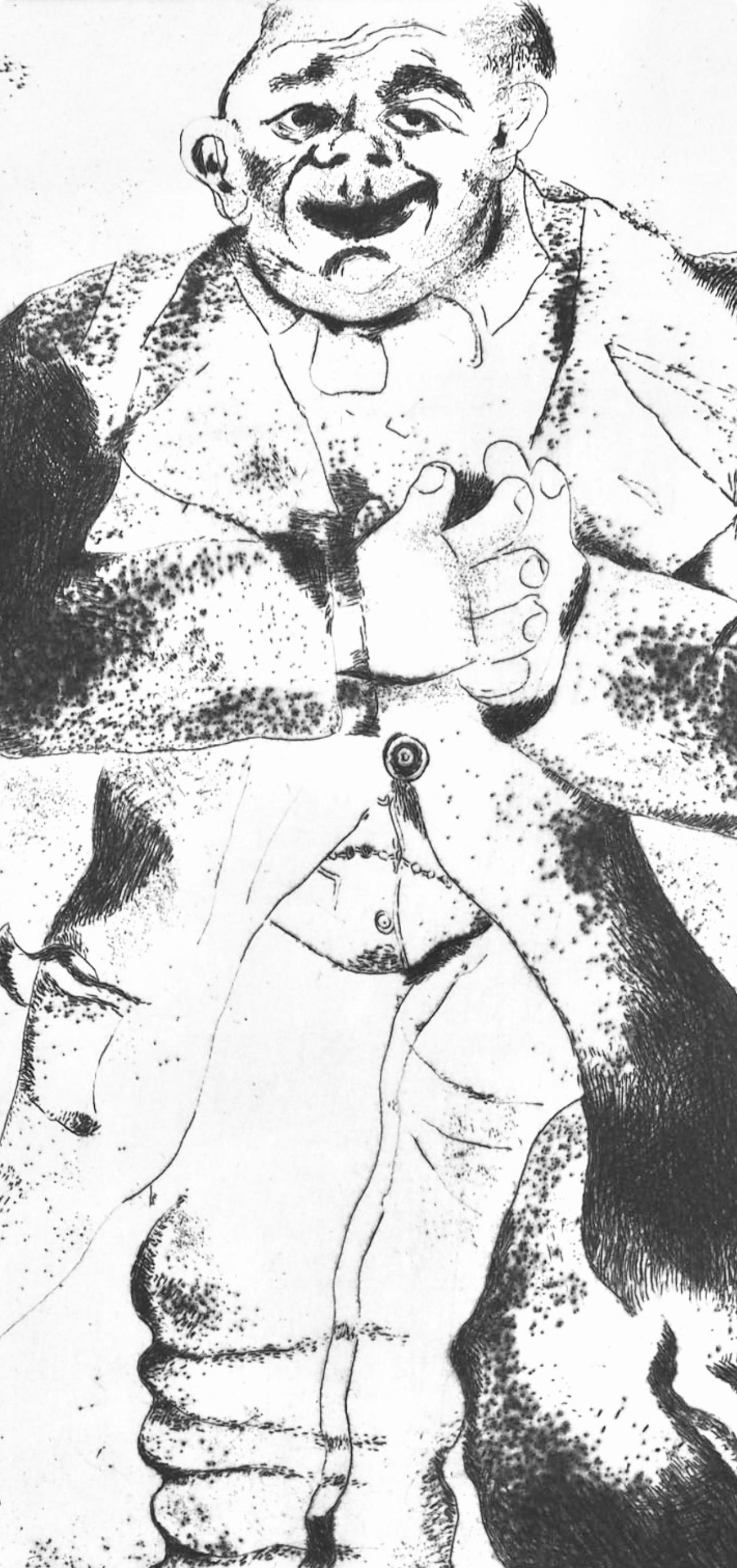 Marc Chagall, Sobakevitch, from Nicolas Gogol, Dead Souls, 1923-1927 For Sale 1