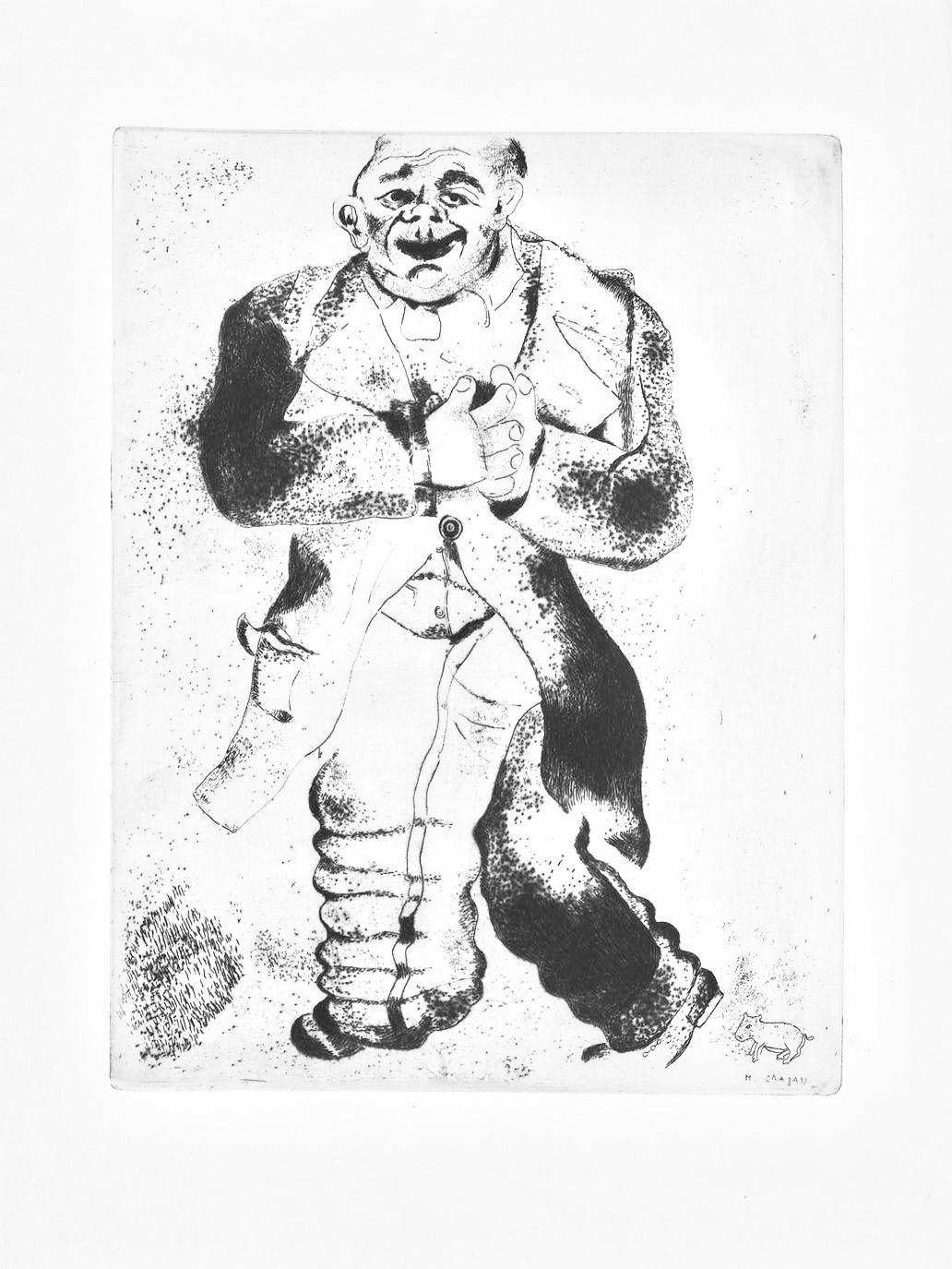 Marc Chagall, Sobakevitch, from Nicolas Gogol, Dead Souls, 1923-1927 For Sale 4
