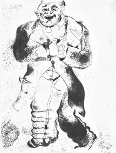 Marc Chagall, Sobakevitch, from Nicolas Gogol, Dead Souls, 1923-1927