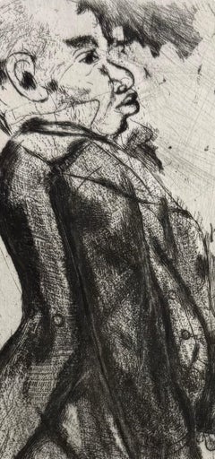 Marc Chagall, Sobakevitch Near the Armchair, from Dead Souls, 1923–1927