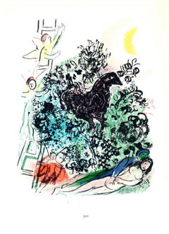 Marc Chagall 'Songe d'un Amoureux' 1963, Vintage