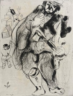 Marc Chagall, Stepane Bouchon, Carpenter, from Dead Souls, 1923–1927