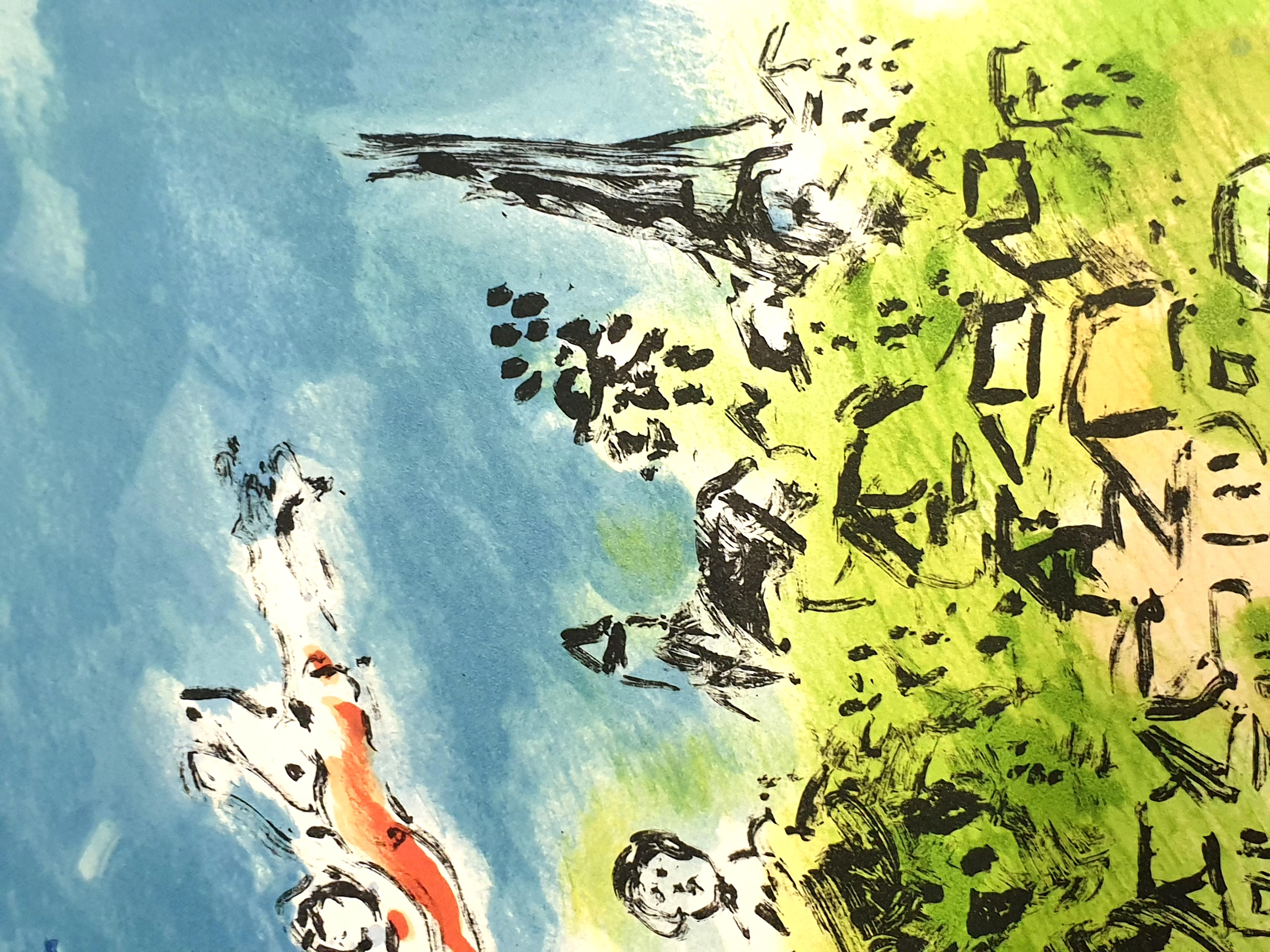 Marc Chagall – Sommertraum des Sommers – Original handsignierte Lithographie im Angebot 7