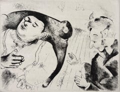 Marc Chagall, Tchitchikov and Sobakevitch…, from Dead Souls, 1923–1927