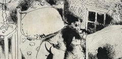 Marc Chagall, Tchitchikov on the Bed, from Dead Souls, 1923–1927