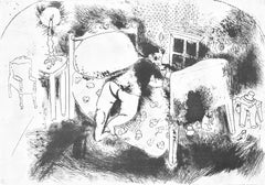 Marc Chagall, Tchitchikov on the Bed, from Nicolas Gogol, Dead Souls, 1923-1927