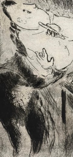 Marc Chagall, Tchitchikov Shaves Himself, from Dead Souls, 1923–1927