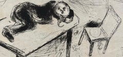 Marc Chagall, Tchitchikov Slept at the Office, from Dead Souls, 1923–1927