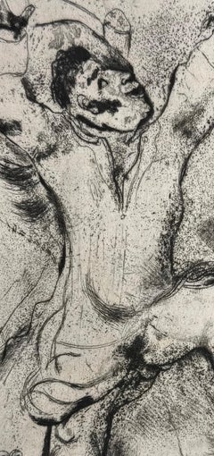 Marc Chagall, Tchitchikov Triumphs in His Shirt, from Dead Souls, 1923–1927