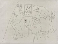 Marc Chagall, Tchitchikov's Farewell to Manilov, from Dead Souls, 1923–1927