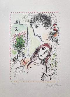 MARC CHAGALL "TENDRESSE - 1983"