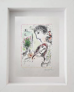 MARC CHAGALL «TENDRESSE - 1983 » 