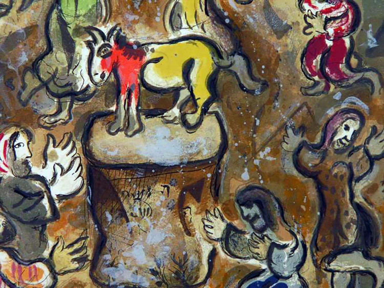 Marc Chagall: „Die Verzierung des goldenen Kalbs“ 3