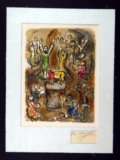 Marc Chagall "The Adoration of the Golden Calf"